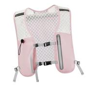 KiBcsLic Breathable Running Jacket with Large Capacity Backpack And Easy Access Pocket, Suitable for Outdoor Sports And Hiking, Pink