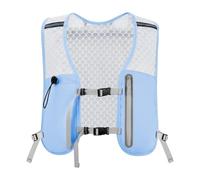 KiBcsLic Breathable Running Jacket with Large Capacity Backpack And Easy Access Pocket, Suitable for Outdoor Sports And Hiking, Blue