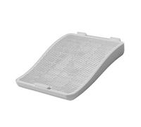 KiBcsLic Cat Litter Collection Mat, Cat Ramp for Cleaning, Cat Litter Collection Pad, Double-layered, for Kittens, White
