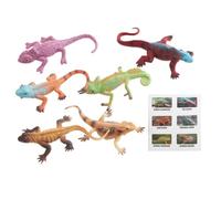 KiBcsLic Children Reptile Figure Toy Figurine Model Statue PVC figure with authentic texture and proportions for teaching and pretend play small and easy to