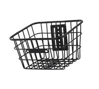 KiBcsLic Children's Basket, Front Wheel Basket for Children's, Accessory, Waterproof, Metal, Heavy-duty Repair Part, Easy to Install, L Lamp Fork Mount