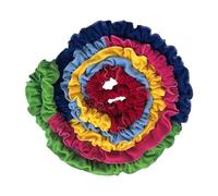 KiBcsLic Cooperative Rubber Band, Various Sizes, Soft Sensory Integration Training Toy, Various Colors, Party Games, Resistance Band, 3.6m for 6 Players