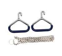 KiBcsLic Cow OB Device OB Handle Accessories Stainless Steel Pig Auxiliary Tool Dairy Farm 60 Inch Chain Forceps, 2 OB Handle 1 Chain