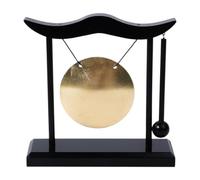 KiBcsLic Desktop Gong Small Crafts Tabletop Feng Shui Musical Collectible Brass Gong