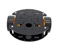 KiBcsLic DIY Mini 2WD Round Intelligent Robot Car Chassis for