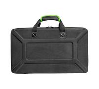 KiBcsLic DJ Equipment Case EVA Hard Double Layer Sponge DJ Controllers Carrying Case for Gig Birthdays Performance, Green