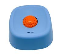 KiBcsLic Dog Lick Bowl, Automatic Feeder with Anti-eating Function, Non-slip, Portable, Easy to Clean, Lick Bowl Dispenser for Liquid Wet Food, Blue