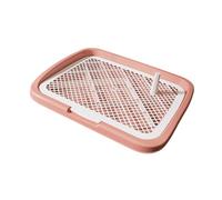 KiBcsLic Dog Pee Pad Holder for Indoor Use with Mesh Grids for Small Breeds, Pink