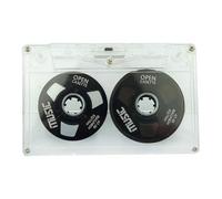 KiBcsLic Double-sided Blank Music Cassette, Professional Capacity: of Audio Recordings for Meetings, Voice Memos, Seminars, Black