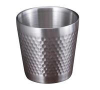 KiBcsLic Double Walled Mug Tea Mug Hot Cold Beverage Lightweight Water Cup Camping Mug for Home Office Use Backpacking Fishing BBQ Bar, 175ml