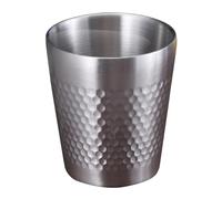 KiBcsLic Double Walled Mug Tea Mug Hot Cold Beverage Lightweight Water Cup Camping Mug for Home Office Use Backpacking Fishing BBQ Bar, 260ml