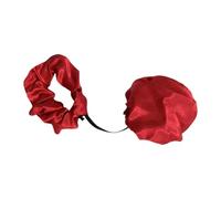 KiBcsLic Drink Cover Scrunchie Hairband Washable Drink Cover Anti Drinks Spiking Protector for Bar Girls Women Beach Event, Red