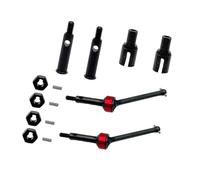 KiBcsLic Drive Shaft RC Car Drive Shaft Axle Upgrade Kit with Hardened Iron And Aluminum Hex Adapter Suitable for 1/24 Micro B RC Vehicles for Hobbyists