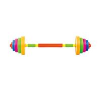 KiBcsLic Dumbbell Barbell Toys for Kids, Educational Toys for Boys And Girls with Water Sand, Adjustable Weight, for Home Gym Workout Sports, Candy Color