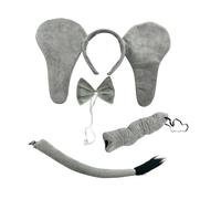 KiBcsLic Elephant Costume Set, Animal Costume for New Year's Cosplay, 4Pcs
