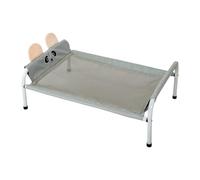 KiBcsLic Elevated Cat Bed Raised Cot Comfortable Supplies Portable Raised Cat Cot Hammock, 61cmx45cmx23cm