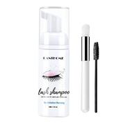 KiBcsLic Eyelash Extension Shampoo 50ml Lash Foam for Remove Eye Makeup Salon Use