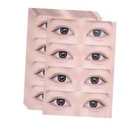 KiBcsLic Eyelash Practice Sticker Eye Pads Patches Lash Mapping Stickers Pad for Professional Tool