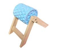 KiBcsLic Feeder Drinker Bird Rotating Roller Wooden Treat Foraging Dispenser Toy for Chickens Turkeys suitable for backyard aviary, Style B