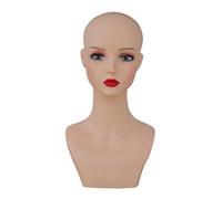 KiBcsLic Female Mannequin Head Manikin Head Bust Holder Display Stand for Personal Use, Style A