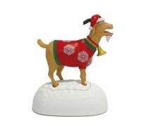 KiBcsLic Figure Funny Expressive Caprine Book Desk Decor Novelty Gift Set for Office, Christmas Screaming Goat With Book And Model