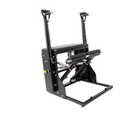 KiBcsLic Fitness Training Seat Pilates Chair Workout Bench Exercise Stool With Upright Hand Grips And Angled Foot Stage For Stretching And Posture Training