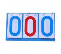 KiBcsLic Flip Scoreboard No Required Portable Flip Scoreboard Easy to Read Numbers Tabletop Score Counter for Referees, Tournaments, Gym Class, F303