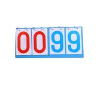 KiBcsLic Flip Scoreboard No Required Portable Flip Scoreboard Easy to Read Numbers Tabletop Score Counter for Referees, Tournaments, Gym Class, F304