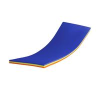 KiBcsLic Floating for Outdoor Use, Swimming Mat, Floating Blanket, Relaxing, Comfortable Lounge Mattress for Swimming in The River, Yellow Orange Blue