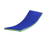 KiBcsLic Floating for Outdoor Use, Swimming Mat, Floating Blanket, Relaxing, Comfortable Lounge Mattress for Swimming in The River, Blue Green Yellow