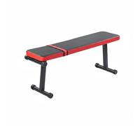 KiBcsLic Foldable Dumbbell Bench Multi Function Adjustable Bench Widened Seat Fitness Equipment for Beginners, Home Gym, Red