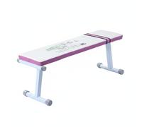 KiBcsLic Foldable Dumbbell Bench Multi Function Adjustable Bench Widened Seat Fitness Equipment for Beginners, Home Gym, White