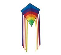 KiBcsLic Foldable, Large Model, with Long Tail And String, Ideal As A Birthday Gift for Children And Adult Beginners, Blue Head