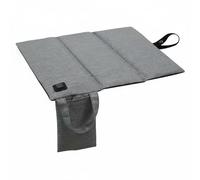 KiBcsLic Folding Heated Cushion Foldable Heated Camping Seat Thick Padded Outdoor Gear for Campers, Frosted Gray