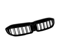 KiBcsLic Front Kidney Grille Accessories Supplies Replacement Black Compatible for 330i