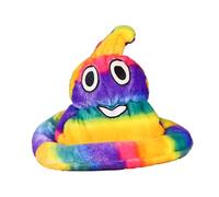 KiBcsLic Funny Poop Costume Hat Themed Party for Boys Girls Holidays Roles Playing, Colorful