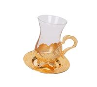 KiBcsLic Glass Coffee Mug 101-200 Ml Drinkware Decoration Coffee Glass Cup for Family Cafe Americano