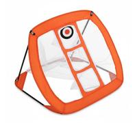 KiBcsLic Golf Chipping Net Practice Target System Portable Foldable Setup With Three Pocket Challenges Netting Oxford Frame Suitable for room