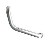 KiBcsLic Grab Handle for Motorhomes, Entry Handle, Outdoor Support, Outdoor Stairs, Vehicle Entry Handle, Silver