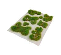 KiBcsLic Grass Tuft Model, Simulation Grass Pile, Diorama Landscape, DIY Ornaments, Artificial Vegetation Groups for 1/35, 1/64, 1/72, Spring Green