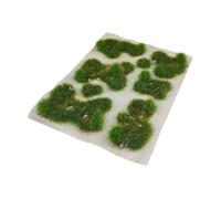 KiBcsLic Grass Tuft Model, Simulation Grass Pile, Diorama Landscape, DIY Ornaments, Artificial Vegetation Groups for 1/35, 1/64, 1/72, Summer Green