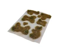 KiBcsLic Grass Tuft Model, Simulation Grass Pile, Diorama Landscape, DIY Ornaments, Artificial Vegetation Groups for 1/35, 1/64, 1/72, Winter Yellow