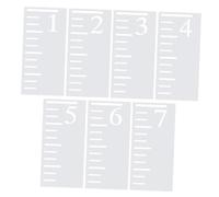 KiBcsLic Growth Chart Template, Ruler for Height Measurement, Measuring Scale Template for Girls and Boys