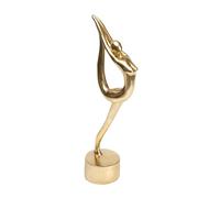KiBcsLic Gymnastics Figure, Dancing Girl, Abstract Desk Decoration, Sculpture in Gymnastic Pose for Desk, Cabinet, Bookshelf