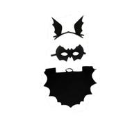 KiBcsLic Halloween Costume for Black Cape for Masquerade Ball