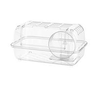 KiBcsLic Hamster Cage Multifunctional, Compact Playhouse for Small Animals Such As Flying Squirrels, Guinea Pigs And, with running wheel