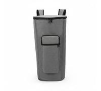KiBcsLic Hand Drum Gig Bag Thickened Padding Hand Drum Bag Shockproof Backpack for Artists, Gray, 12 Inch