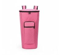 KiBcsLic Hand Drum Gig Bag Thickened Padding Hand Drum Bag Shockproof Backpack for Artists, Pink, 12 Inch