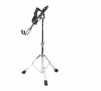 KiBcsLic Hand Drum Stand Electroplated Finish African Drum Stand Heavy Duty Bracket for Drummers, Practice Sittings, 28 Tube Stand