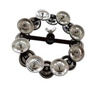 KiBcsLic Hi Hat Tambourine Lightweight Handheld Percussion Drum for Bar Concert Party